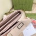 Gucci GG Marmont Continental Wallet In Dusty Pink Matelasse Leather