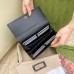 Gucci GG Marmont Continental Wallet In Black Matelasse Leather