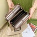 Gucci GG Marmont Zip Around Wallet In Dusty Pink Matelasse Leather