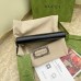Gucci GG Marmont Zip Around Wallet In Black Matelasse Leather