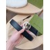 Gucci Interlocking G Buckle Belt 38MM in Black Signature Leather