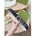 Gucci Interlocking G Buckle Belt 38MM in Black Signature Leather
