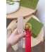 Gucci Interlocking G Buckle Belt 38MM in Red Signature Leather