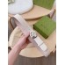Gucci Interlocking G Buckle Belt 38MM in White Signature Leather