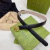 Gucci Interlocking G Buckle Belt 25MM in Black Leather