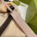 Gucci Interlocking G Buckle Belt 25MM in Black Leather