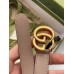 Gucci GG Marmont Thin Belt 20MM in Dusty Pink Leather