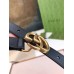 Gucci GG Marmont Thin Belt 20MM in Black Leather