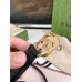 Gucci GG Marmont Thin Belt 20MM in Black Leather