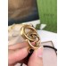 Gucci GG Marmont Thin Belt 20MM in Black Leather
