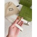Gucci GG Marmont Thin Belt 20MM in White Leather