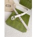 Gucci GG Marmont Belt 20MM in White Leather with White Buckle