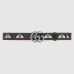 Gucci Black Supreme GG Marmont Belt 30MM with Bees
