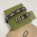 Gucci Black Supreme GG Marmont Belt 30MM with Bees