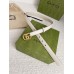 Gucci GG Marmont Thin Belt 20MM in White Leather with Shiny Buckle