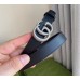 Gucci GG Marmont Thin Belt 20MM in Black Calfskin