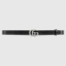 Gucci GG Marmont Thin Belt 20MM in Black Calfskin
