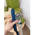Gucci Supreme GG Marmont Belt 30MM with Blue GG Buckle