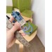 Gucci Supreme GG Marmont Belt 30MM with Blue GG Buckle