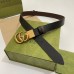 Gucci GG Marmont Reversible Belt 30MM in Brown Leather