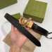 Gucci GG Marmont Reversible Belt 30MM in Brown Leather
