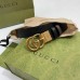 Gucci GG Marmont Reversible Belt 30MM in Brown Leather