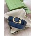 Gucci G Buckle Belt 30MM in Black Leather