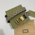 Gucci GG Marmont Reversible Belt 38MM in GG Supreme with Black Leather