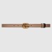 Gucci GG Marmont Reversible Belt 20MM in Pink/Black Leather