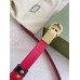 Gucci GG Marmont Reversible Belt 20MM in Black/Red Leather