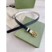 Gucci GG Marmont Reversible Belt 20MM in Black/White Leather