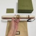 Gucci GG Marmont Reversible Belt 20MM in White/Pink/ Leather