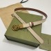 Gucci GG Marmont Reversible Belt 20MM in White/Pink/ Leather