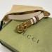 Gucci GG Marmont Reversible Belt 20MM in White/Pink/ Leather