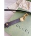 Gucci GG Marmont Reversible Belt 20MM in GG Canvas and Brown Leather