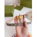 Gucci GG Marmont Reversible Belt 20MM in GG Canvas and Pink Leather