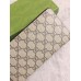 Gucci Zip Around Wallet In Beige GG Supreme Canvas
