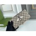 Gucci Zip Around Wallet In Bee Print GG Supreme Canvas