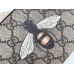 Gucci Zip Around Wallet In Bee Print GG Supreme Canvas