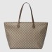 Gucci Medium Tote Bag in Beige GG Supreme Canvas