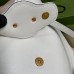 Gucci Medium Tote Bag with Double G in White Calfskin