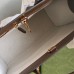 Gucci Medium Tote Bag in Beige GG Supreme Canvas with Brown Leather