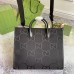 Gucci Medium Tote Bag in Black Jumbo GG canvas Gucci Medium Tote Bag in Black Jumbo GG canvas