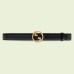 Gucci Blondie Belt 30MM in Black Leather