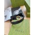 Gucci Blondie Belt 30MM in Black Leather