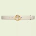 Gucci Blondie Belt 30MM in White Leather