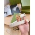 Gucci Blondie Belt 30MM in White Leather