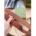 Gucci Blondie Belt 30MM in Brown Suede Calfskin