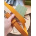 Gucci Blondie Belt 30MM in Tan Suede Calfskin