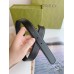 Gucci Crystal Horsebit Belt 30MM in Black Calfskin